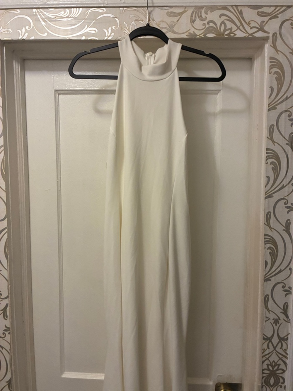 Fashion Nova white Maxi dress - Smooth Flowing Panel